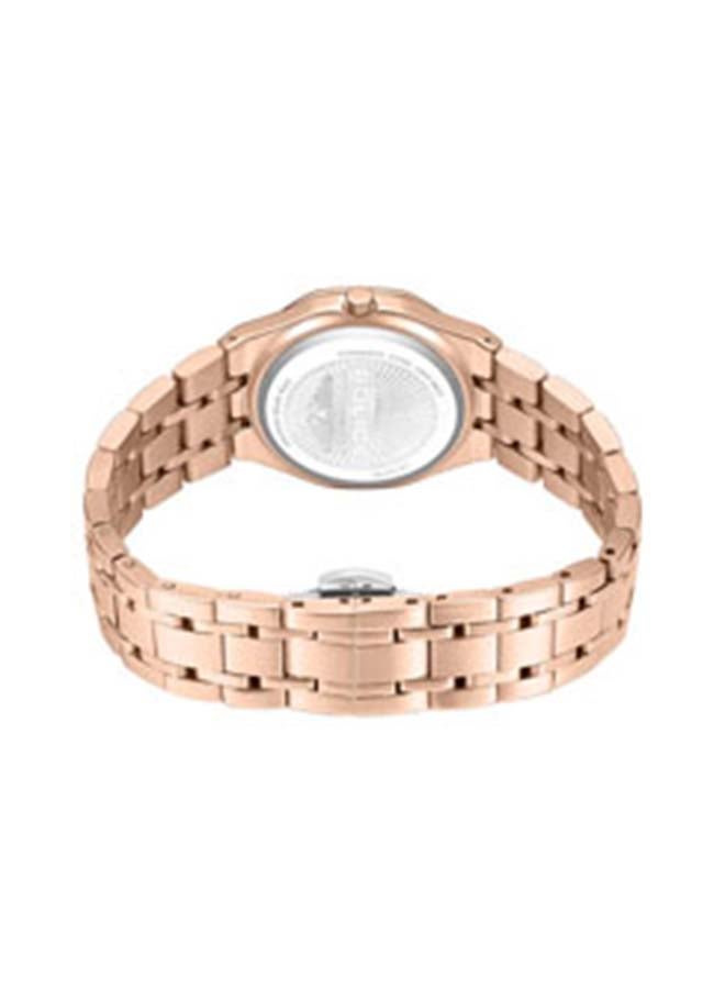بوليس Women's Moonlight Women's 32mm Rose Gold-Plated Watch with White Mother-of-Pearl Dial & 316L Stainless Steel 5-Link Bracelet  - Image 3