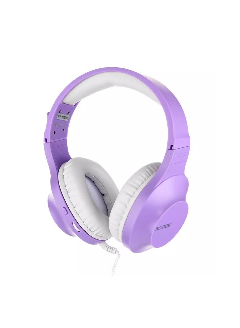 ساديس سماعة الألعاب سايدز سبيريتس - 721 - بنفسجي، 3.5 مم، أسود، متوافقة مع - PS4/PS5، إكس بوكس ون وسلسلة X وسلسلة S، نينتندو سويتش و لايت، VR، الأجهزة المحمولة، الكمبيوتر/ اللابتوب - Image 4