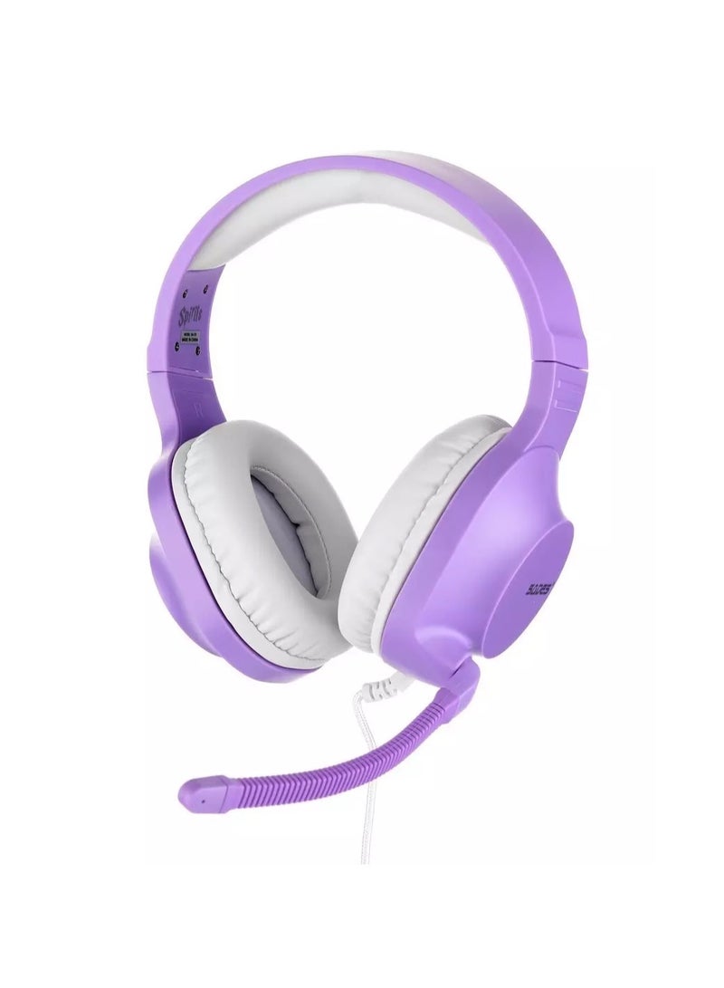 ساديس سماعة الألعاب سايدز سبيريتس - 721 - بنفسجي، 3.5 مم، أسود، متوافقة مع - PS4/PS5، إكس بوكس ون وسلسلة X وسلسلة S، نينتندو سويتش و لايت، VR، الأجهزة المحمولة، الكمبيوتر/ اللابتوب - Image 2