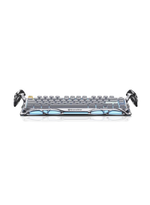 Mercury K1 Pro Mechanical Gaming Keyboard (Concrete Gray) - 75% Layout, 79 Keys + KNOB, Hot-Swappable, Custom Linear Switches, RGB Backlit, Wireless/Wired, 8000mAh Battery, Bluetooth/2.4GHz