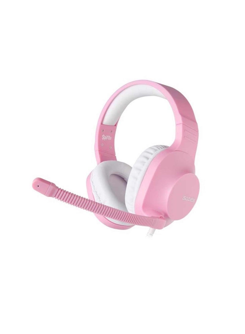 ساديس (Sa-721 -وردي) سماعة ألعاب سبيريتس، 3.5 مم، سوداء، متوافقة - بلاي ستيشن 4/5، إكس بوكس ون وسلسلة إكس وسلسلة إس، نينتندو سويتش وللايت، واقع افتراضي، أجهزة موبايل، حاسوب/ لابتوب - Image 3