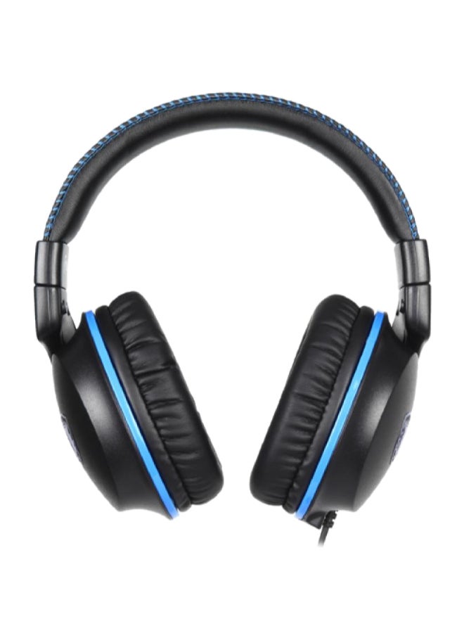 ساديس سماعة الألعاب السلكية F-Power (Sa-717) ستيريو - أسود/أزرق، متوافقة - Ps4/ Ps5، Xbox One & Series X & Series S، نينتندو سويتش & لايت، VR، الأجهزة المحمولة، PC/لابتوب - Image 3