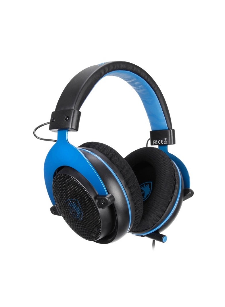 ساديس (Sa-723-أزرق) سماعة ألعاب ستيريو M Power، 3.5 مم، متوافقة - PS4/PS5، Xbox One وسلسلة X وسلسلة S، نينتندو سويتش وLite، VR، أجهزة المحمول، PC/لابتوب - Image 2