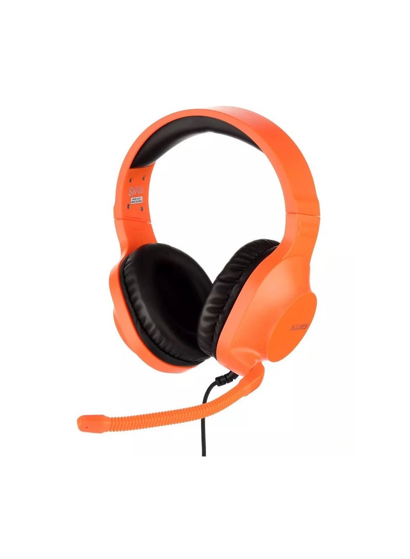 ساديس سماعة الألعاب سايدس سبيريتس - 721 - برتقالي، 3.5 مم، أسود، متوافقة مع - PS4/PS5، إكس بوكس ون وسلسلة X وسلسلة S، نينتندو سويتش و لايت، VR، الأجهزة المحمولة، الكمبيوتر/ اللابتوب - Image 2