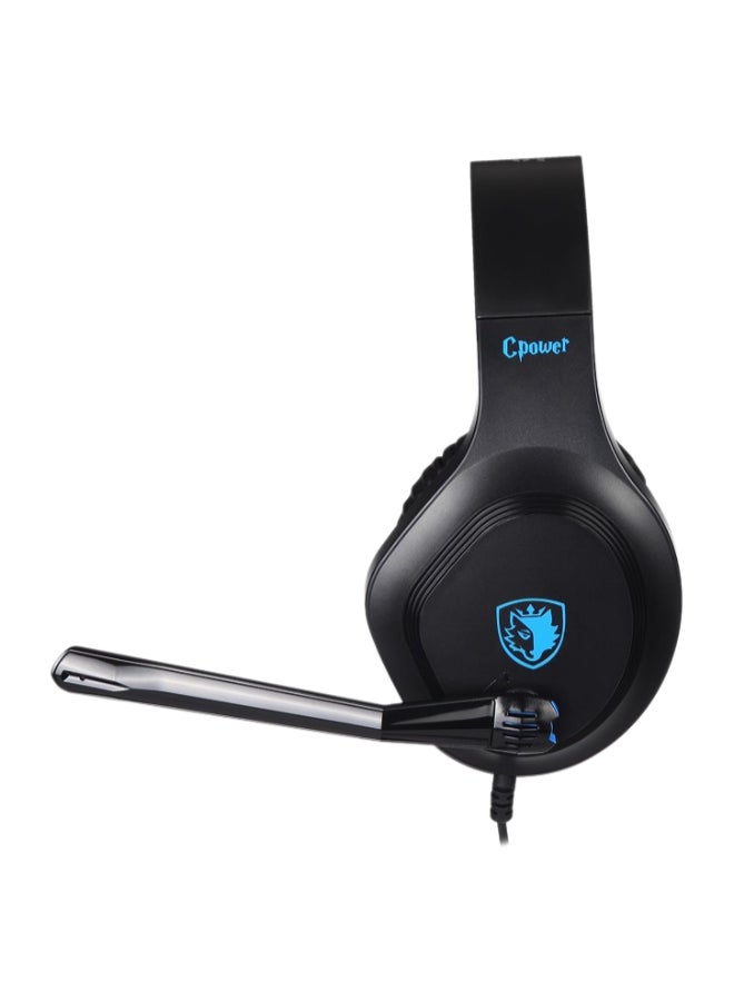 ساديس سماعة الألعاب السلكية C-Power (Sa-716) 3.5 مم ستيريو - أسود/أزرق، متوافقة مع - PS4/PS5، Xbox One وسلسلة X وسلسلة S، نينتندو سويتش و Lite، VR، الأجهزة المحمولة، الكمبيوتر/اللابتوب - Image 4