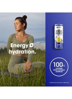 Optimum Nutrition Amino Energy Sparkling Hydration Drink, Electrolytes, Caffeine, Amino Acids, BCAAs, Sugar Free, Blueberry Lemonade, 12 Fl Oz  - Image 5