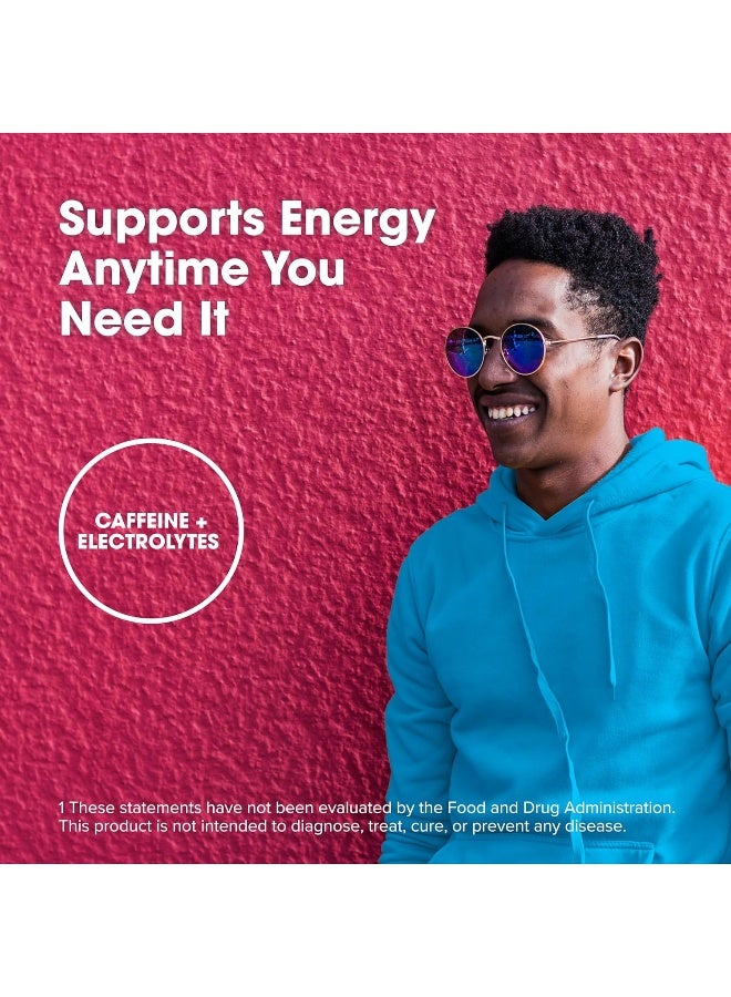 أوبتيموم نيوتريشن مشروب ترطيب فوار أمينو إنرجي، إلكتروليتات، كافيين، أحماض أمينية، BCAAs، خالي من السكر، عنب، 12 أونصة سائلة، 12 عبوة - Image 5
