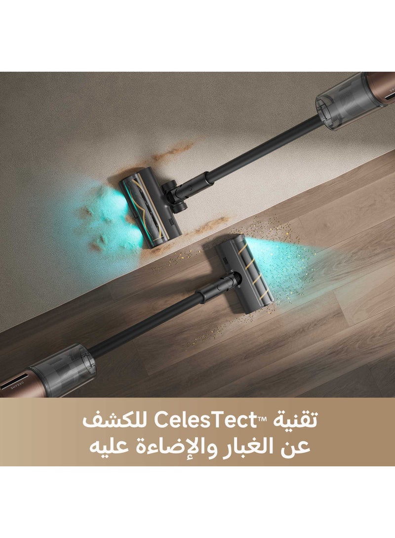 دريم دريم Z20 مكنسة كهربائية لاسلكية، شفط 250AW، محرك عالي السرعة، 90 دقيقة وقت تنظيف كحد أقصى، كفاءة تصفية 99.99%، فلتر HEPA H14، تقنية الكشف عن الغبار، تنظيف متعدد الأسطح، اكتشاف الأوساخ، تعديل تلقائي للشفط 440 W Z20 أسود  - Image 5