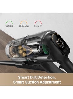 Dreame Dreame Z30 Cordless Stick Vacuum, 310AW Suction, High-speed Motor, 90min Maximum Cleaning Time, HEPA H14 Filtration, Dust Reveal Technology, Pet Deshedding Tool, Multi-surface Vaccuming, Dirt Detection, Auto Suction Adjustment 440 kW Z30 black  - Image 4