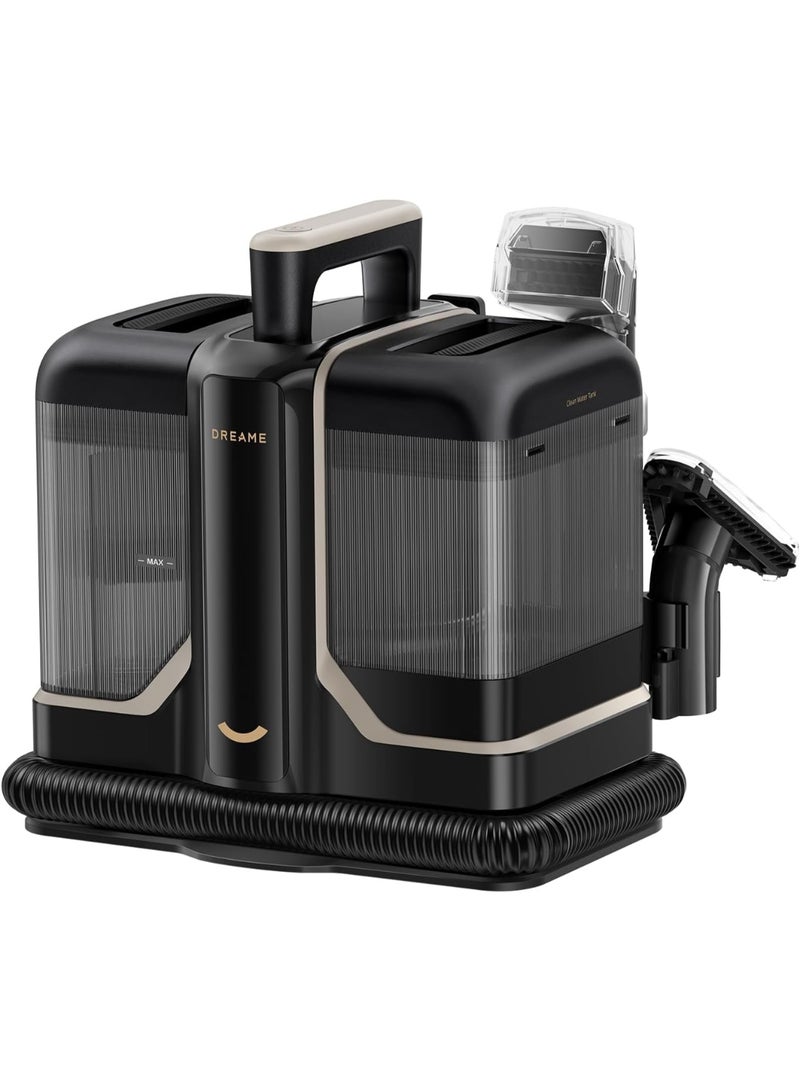 Dreame - N10 Spot Cleaner Stain Removal for Upholstery Multi Surfaces, Car Seats, Sofa Kitchen & More, Self Cleaning Hose, 60° C Hot Water with 12,000 Pa Suction 400 W N10 Black - Image 1