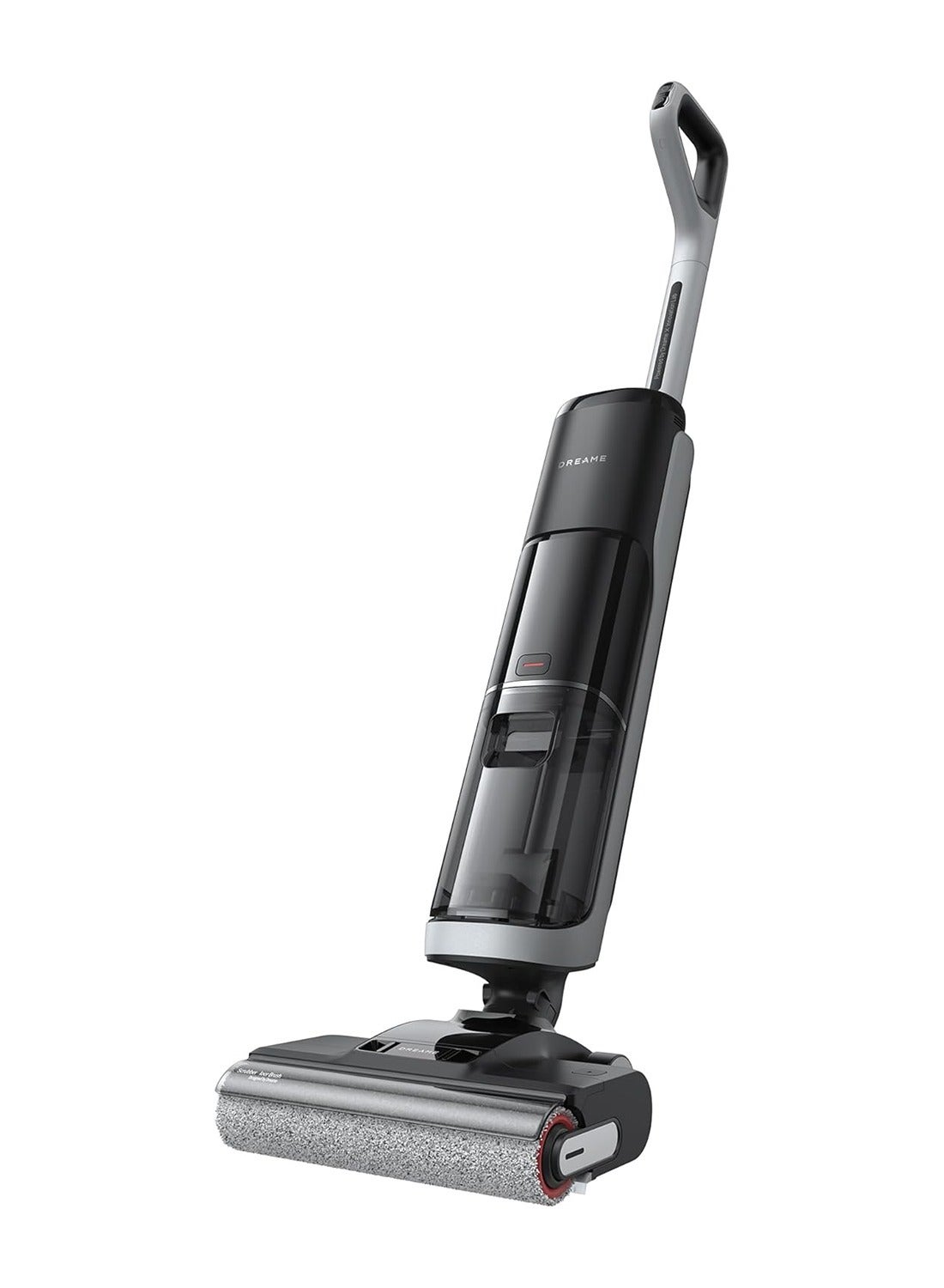 دريم H14 Wet-Dry Vacuum Cleaner, Brush Washing & Hot Air Drying at 60°C, 180° Lie-Flat Reach, Quick Drying in 5 min, Self-Cleaning with Dual Rotations, 18kPa Suction Power, Dual-Edge Cleaning 200 W HHR30D Black 