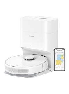 دريم Dreame D10 Plus Gen 2 Robot Vacuum Cleaner with Self Empty, 6000 Pa Suction Power, Dust collection up to 90 days, LiDAR Navigation, for Carpets and Pet Hair, 285-Minute Long Run time 40 W D10Plus Gen2 White  - Image 1