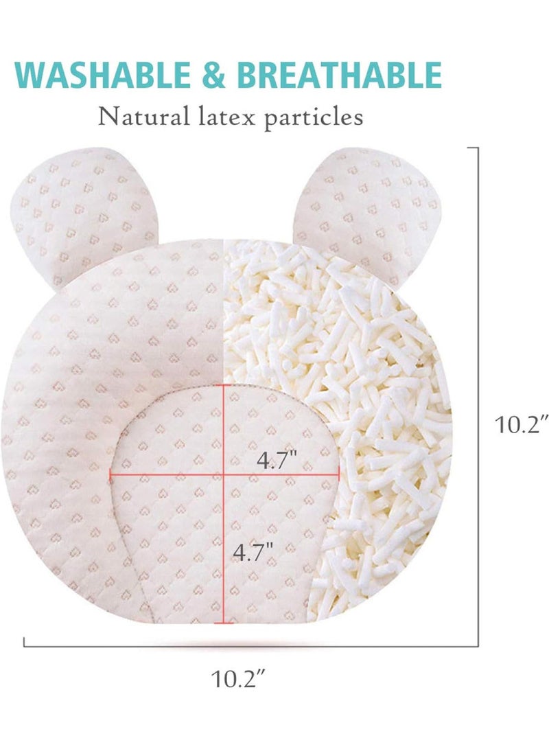 روك بو وسائد دعم رأس الرضع وسادة ناعمة للأطفال في الحضانة، 0 - 12 شهر - Image 3