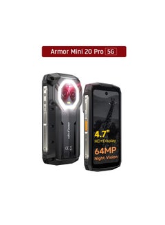 Armor Mini 20 Pro 5G 4.7″ Rugged Phone 64MP Night Camera Android 14 Smartphone 6200mAh Mobile phone LED