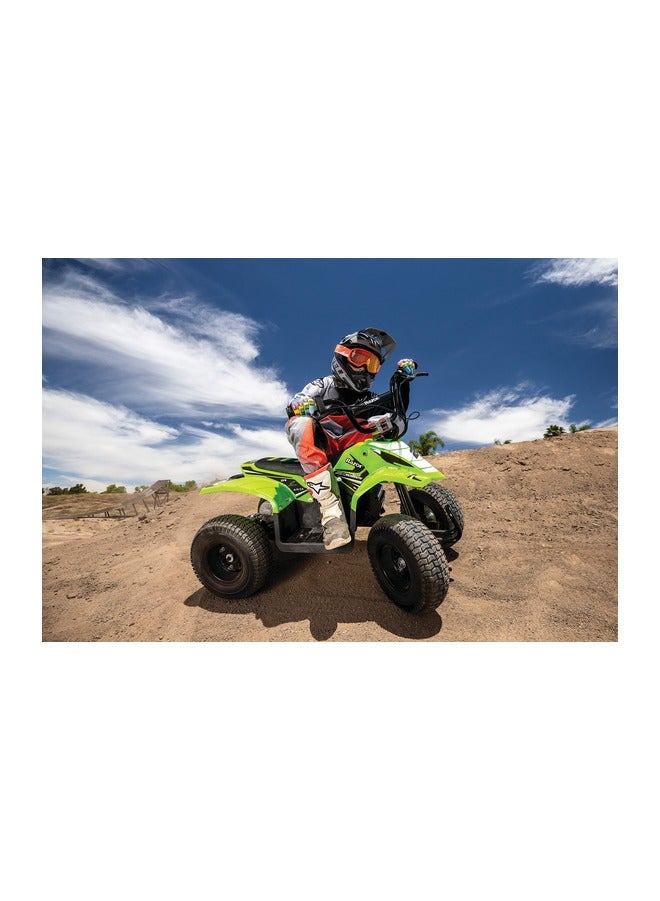 ريزر Razor Dirt Quad XS McGrath Green 13km/h | Kids Ages 8 Years+ | Off-road Quad inspired | With up to 40 minutes of Continuous Use Green 104.5x62.5x64cm  - Image 2