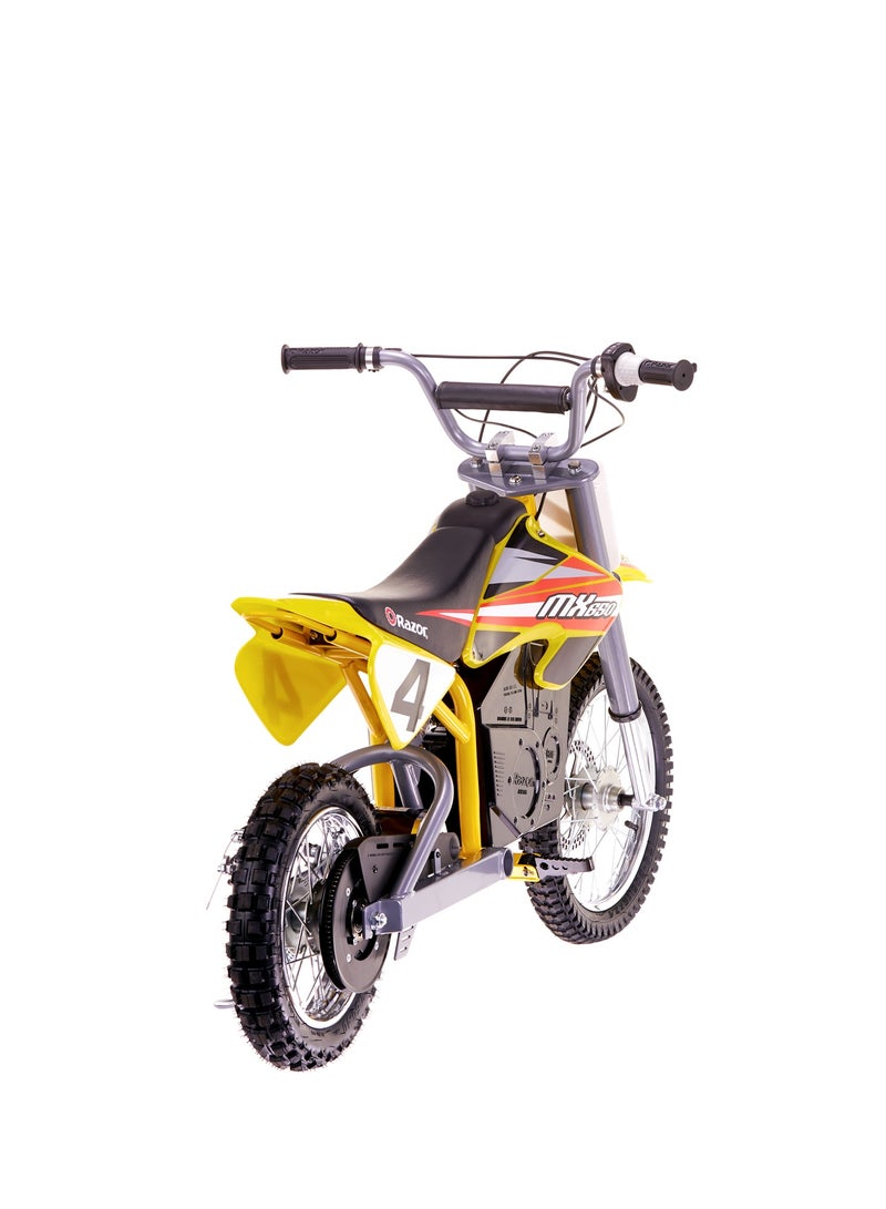 ريزر - Razor Motorbike Dirt Rocket MX650 27km/h | Kids Ages 16 Years+ | Supercross Inspired | Motocross Bike | Electric Bike | With up to 40 minutes of Continuous Use | Off-road Bike Multicolour 119x35x66cm - Image 1