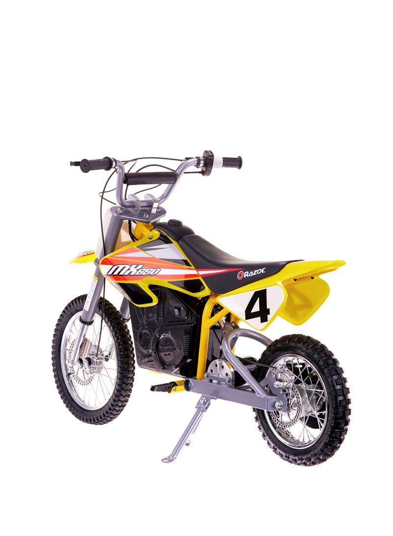 ريزر - Razor Motorbike Dirt Rocket MX650 27km/h | Kids Ages 16 Years+ | Supercross Inspired | Motocross Bike | Electric Bike | With up to 40 minutes of Continuous Use | Off-road Bike Multicolour 119x35x66cm - Image 1