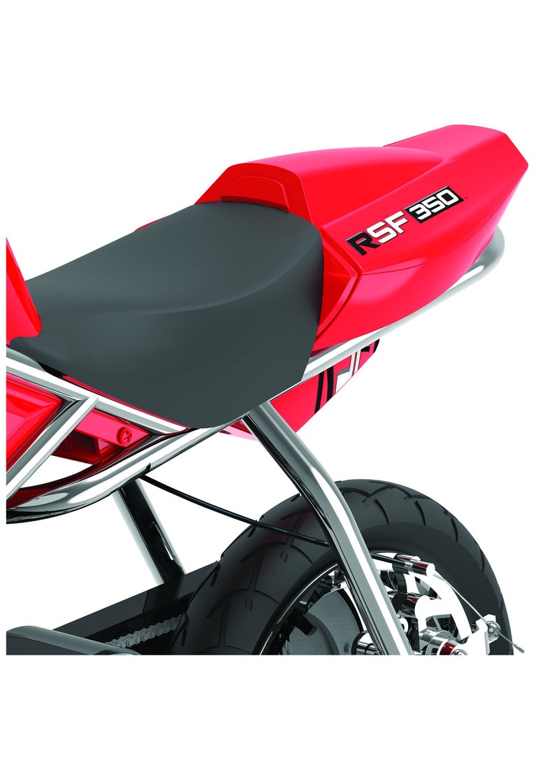 ريزر - Razor Street Bike RSF350 22km/h | Motor Bike | Kids Ages 13 Years+ | With up to 30 minutes of Continuous Use Red 109x33x63cm - Image 1