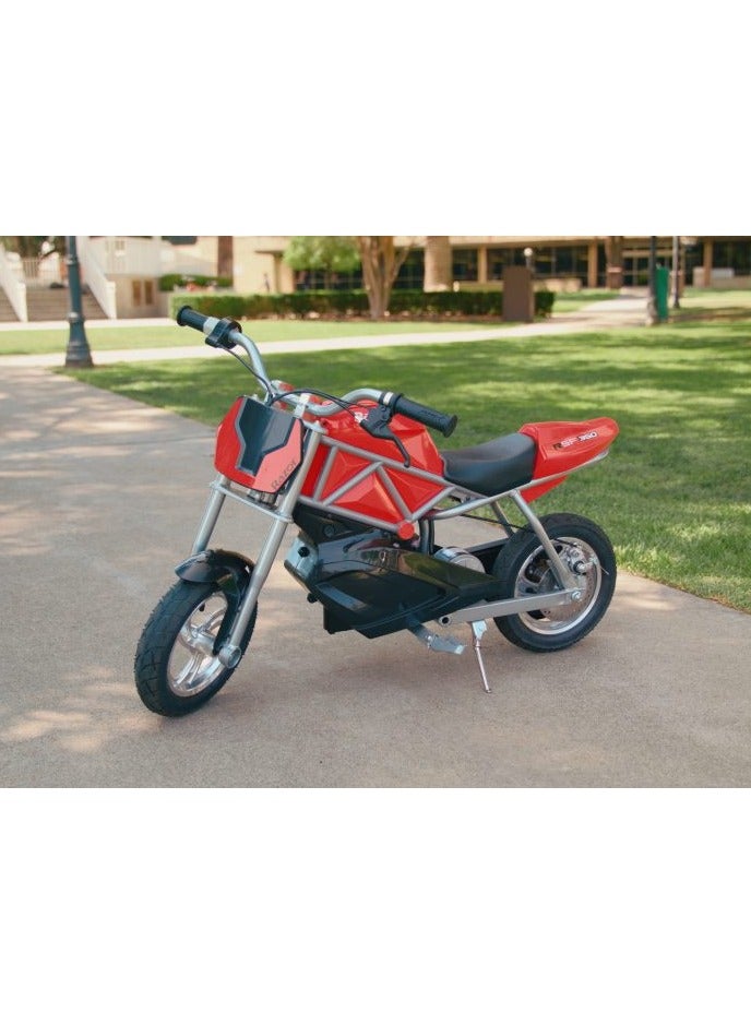 ريزر - Razor Street Bike RSF350 22km/h | Motor Bike | Kids Ages 13 Years+ | With up to 30 minutes of Continuous Use Red 109x33x63cm - Image 1