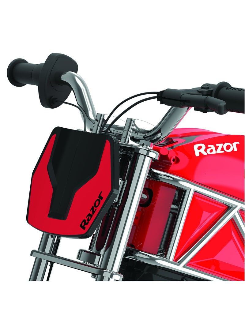 ريزر - Razor Street Bike RSF350 22km/h | Motor Bike | Kids Ages 13 Years+ | With up to 30 minutes of Continuous Use Red 109x33x63cm - Image 1