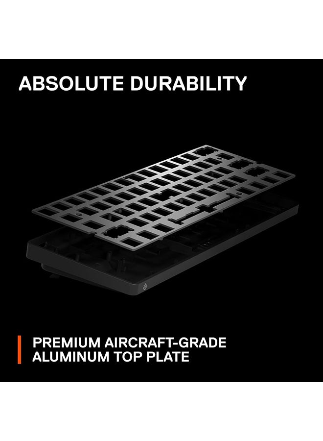 steelseries - SteelSeries Apex Pro Mini Gen 3 US layout Keyboard OmniPoint 3.0 HyperMagnetic Switches, Adjustable Actuation, Rapid Trigger, Game-Ready Presets, Protection Mode, Rapid Tap / SOCD, RGB, PBT Keycaps, USB-C - Black - Image 1