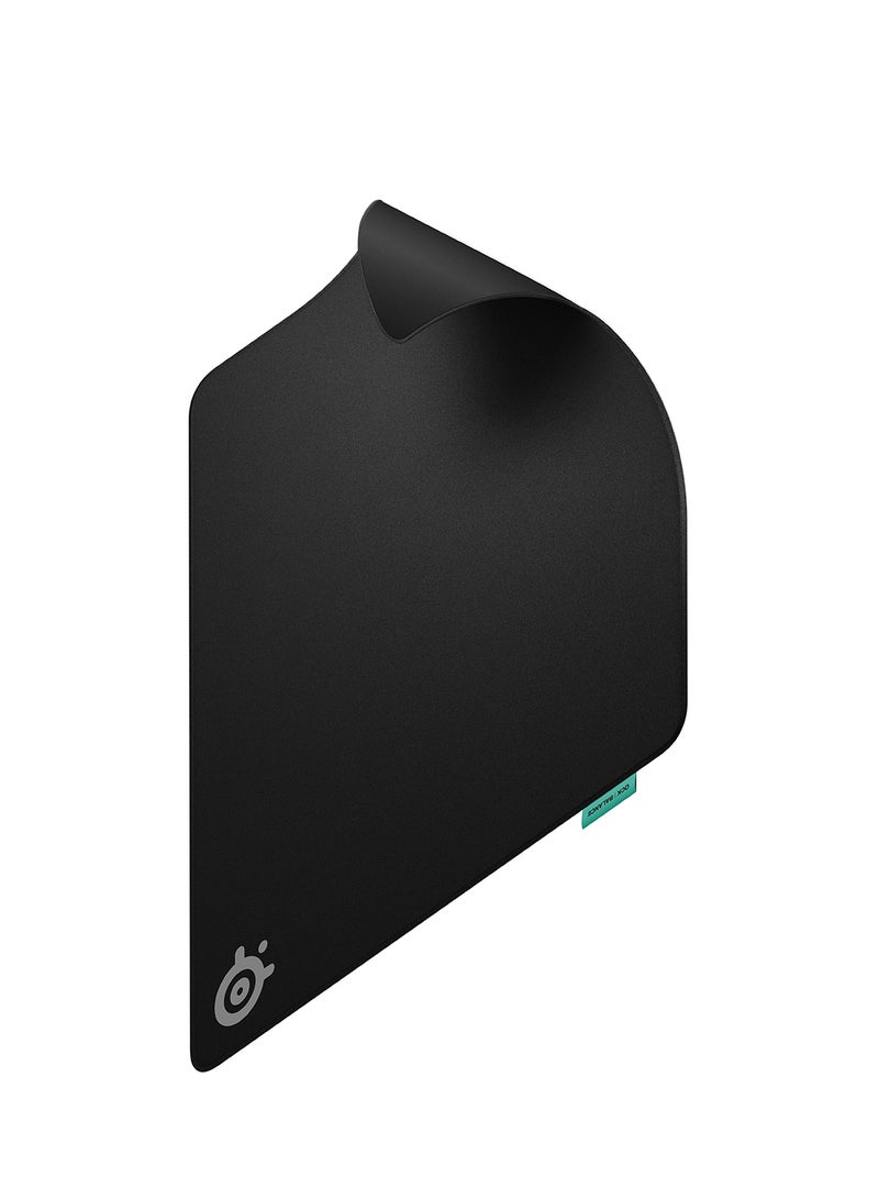 ستيل سيريز QcK L Performance Balance Gaming Mousepad, Extra density for a smooth glide, Low-profile edge stitching, Non-slip neoprene rubber base, 490 x 420 mm size, FPS, MOBAs, RTS, MMO - Black  - Image 3