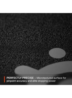 steelseries SteelSeries QcK L Performance Control Gaming Mousepad, Extra density for a smooth glide, Low-profile edge stitching, Non-slip neoprene rubber base, 490 x 420 mm size,  FPS, MOBAs, RTS, MMO - Black  - Image 4