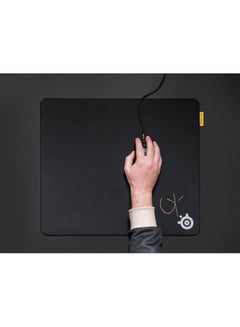 steelseries SteelSeries QcK L Performance Control Gaming Mousepad, Extra density for a smooth glide, Low-profile edge stitching, Non-slip neoprene rubber base, 490 x 420 mm size,  FPS, MOBAs, RTS, MMO - Black  - Image 5
