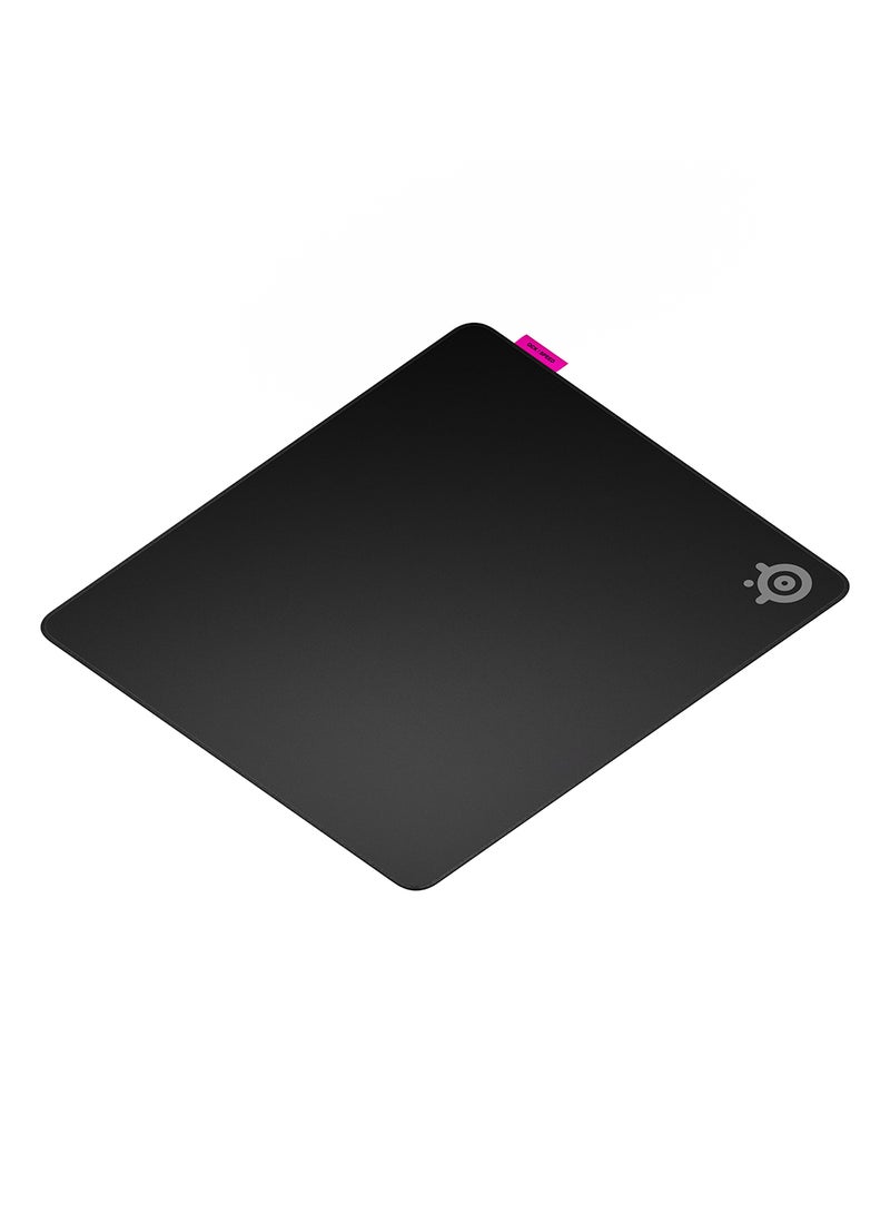 ستيل سيريز SteelSeries QcK L Performance Speed Gaming Mousepad, Extra density for a smooth glide, Low-profile edge stitching, Non-slip neoprene rubber base, 490 x 420 mm size, FPS, MOBAs, RTS, MMO - Black  - Image 2