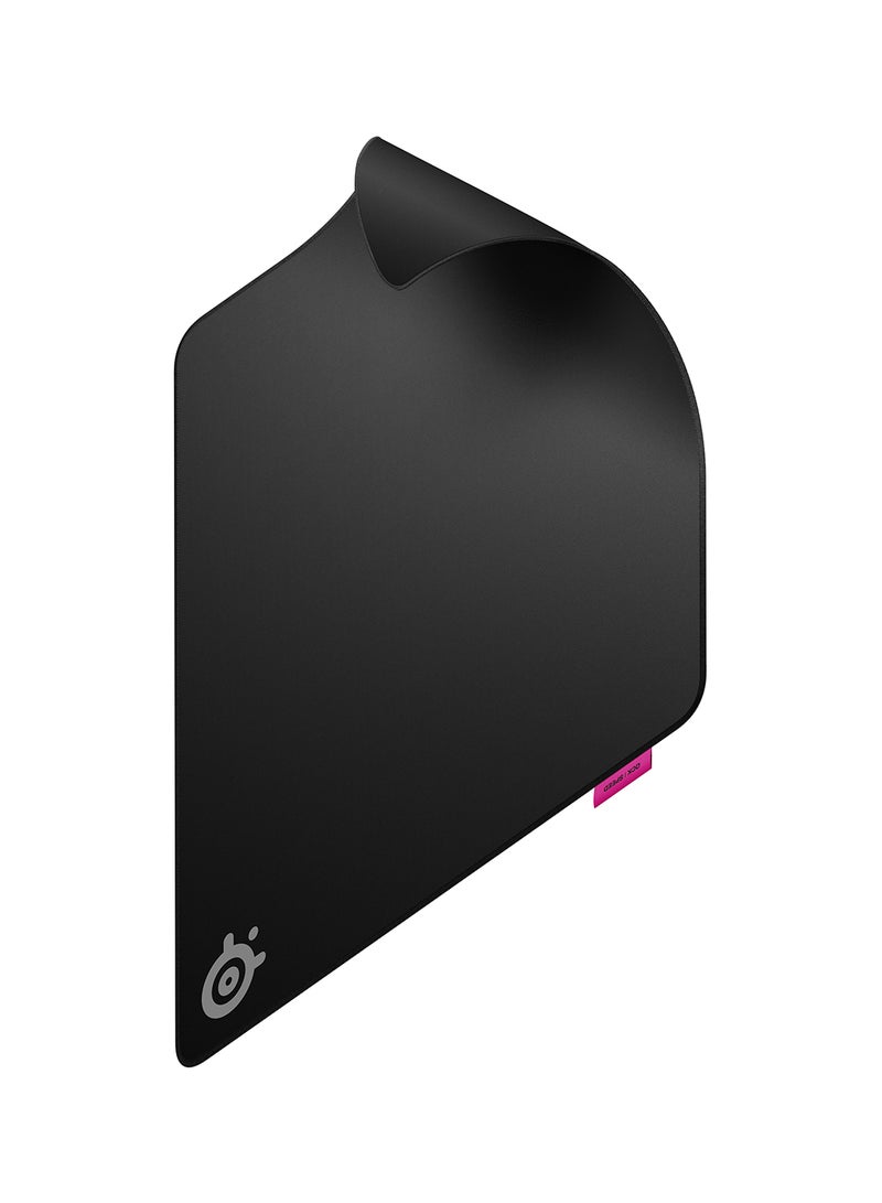ستيل سيريز SteelSeries QcK L Performance Speed Gaming Mousepad, Extra density for a smooth glide, Low-profile edge stitching, Non-slip neoprene rubber base, 490 x 420 mm size, FPS, MOBAs, RTS, MMO - Black  - Image 3