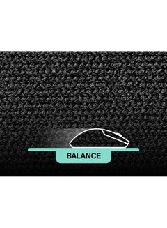 steelseries SteelSeries QcK XL Performance Balance Gaming Mousepad, Extra density for a smooth glide, Low-profile edge stitching, Non-slip neoprene rubber base, 900 x 400 mm size, FPS, MOBAs, RTS, MMO - Black  - Image 3
