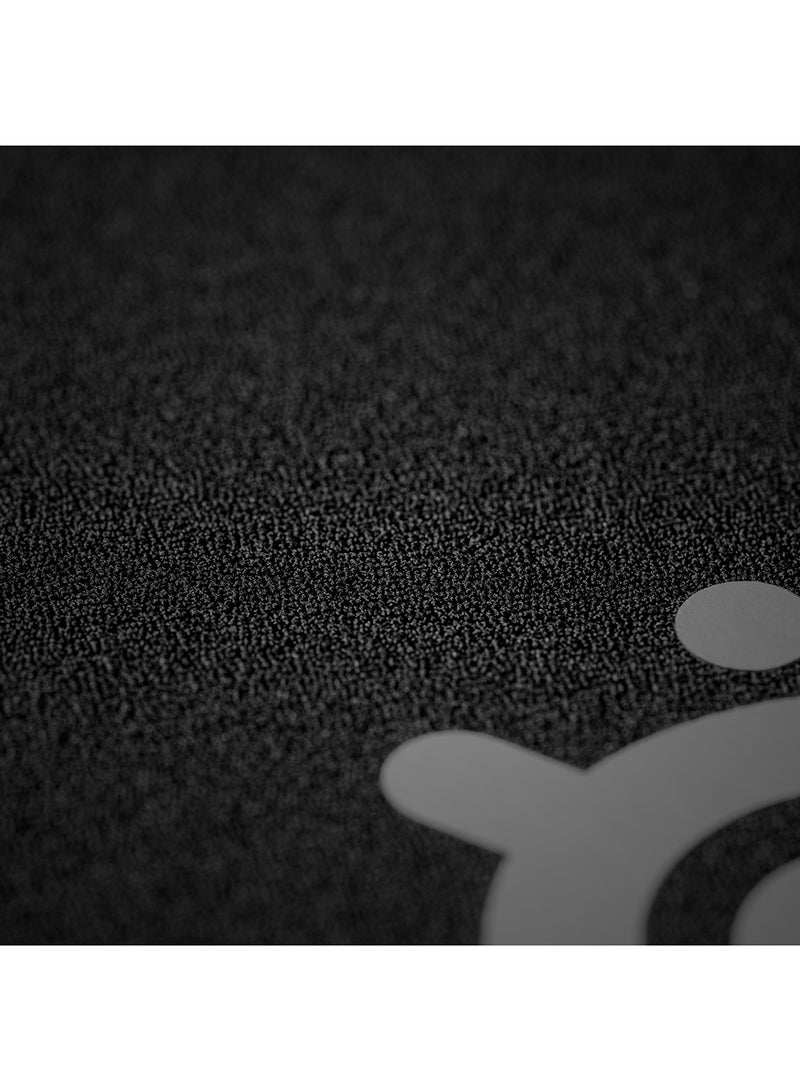 QcK XL Performance Control Gaming Mousepad, Extra density for a smooth glide, Low-profile edge stitching, Non-slip neoprene rubber base, 900 x 400 mm size, FPS, MOBAs, RTS, MMO - Black