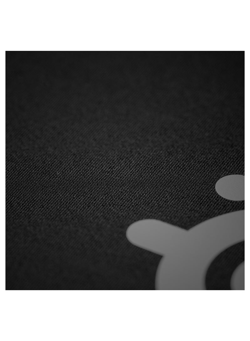 steelseries - SteelSeries QcK XL Performance Speed Gaming Mousepad, Extra density for a smooth glide, Low-profile edge stitching, Non-slip neoprene rubber base, 900 x 400 mm size,  FPS, MOBAs, RTS, MMO - Black - Image 1