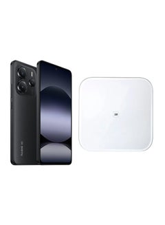 شاومي Redmi Note 14 Dual SIM Midnight Black 8GB RAM 256GB 5G - Middle East Version With Xiaomi Mi Smart Body Scale  - Image 1