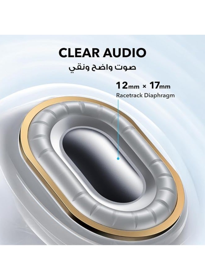 Soundcore C40i by Anker, Open-Ear Earbuds, Clip-On Headphones, Flexible Joint Design, Button Controls, Lightweight Comfort, Stable Fit with Attachable Ear Grips, Expansive Drivers for Clear Sound Dark Gray  - Image 4