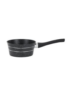 Royalford Royalford 16 cm Smart Granite Series Milk Pan- RF11833/ Forged Aluminum Body with Nonstick Coating, Stylish Design with Soft Touch Handle Black  - Image 2