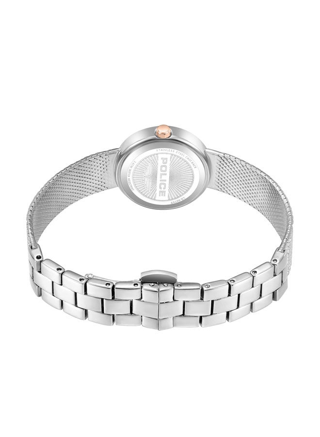 بوليس Women's 26mm Watch with White Mother-of-Pearl Dial, Rose Gold Topring & Mesh Bracelet  - Image 3