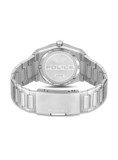 POLICE Men's Ofset Men’s 45mm Watch with Translucent Rich Green Dial, Date Disc, Push-Button 316L Stainless Steel Bracelet  - Image 3