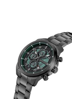بوليس Men's Soul Men's 44mm Multifunction Watch with Translucent Green Dial & 316L Stainless Steel Bracelet  - Image 2