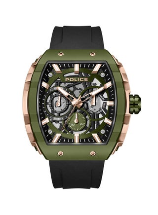 Men's Flash Men's 48mm Multifunction Watch with Black Layered Dial, IP Bronze Case & Black Silicone Strap - pnsku/N70152172V/45/_/1740491720/d7382dda-b32b-44aa-8391-22a0c7062921