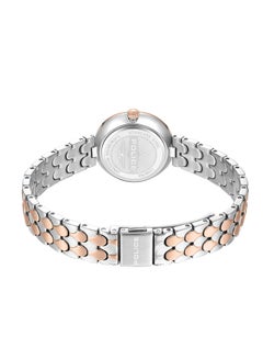 POLICE Women's Ophidia Women’s 28mm Watch with Deep Chocolate Mother-of-Pearl Dial, Rose Gold Indexes & 316L Stainless Steel Bracelet  - Image 3