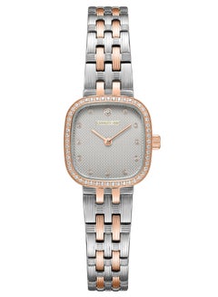 CERRUTI 1881 Women's Mira Analog Watch - Grey Mother of Pearl Dial, Crystal Indexes, Two-Tone Bracelet  - Image 1
