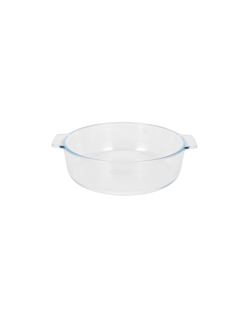 رويال فورد Royalford 1.7 L Glass Baking Dish with Lid-RF12202/ Round Tray Perfect for Baking and Serving/ Casserole with Easy Grab Handles and Knob/ Oven, Dishwasher and Freezer Safe  - Image 5