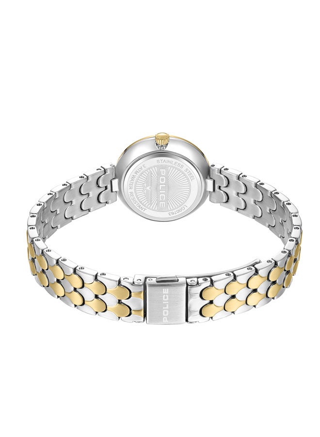بوليس Women's Ophidia 28mm Watch with Champagne Mother-of-Pearl Dial, Gold Indexes & 316L Stainless Steel Bracelet  - Image 3