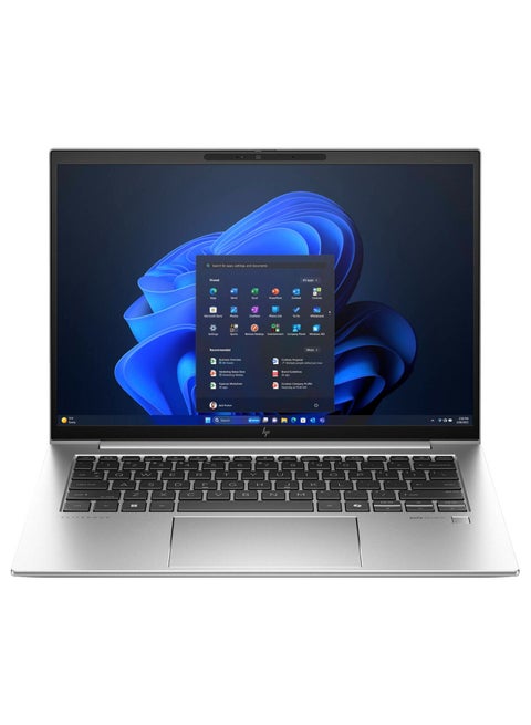 EliteBook 840 G11 Laptop 14-Inch WUXGA IPS Display, Intel Core Ultra 7 155U Processor/16GB RAM/512GB SSD/Intel Graphics/Windows 11 Pro English/Arabic Silver