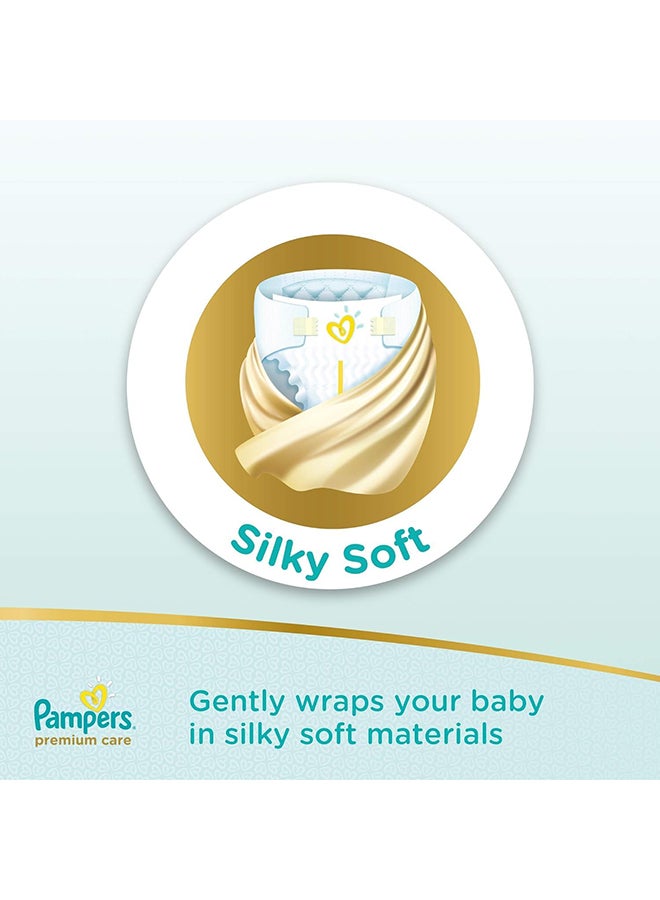Premium Care Newborn Taped Diapers, Size 1, 2-5Kg, Unique Softest Absorption For Ultimate Skin Protection, 108 Count