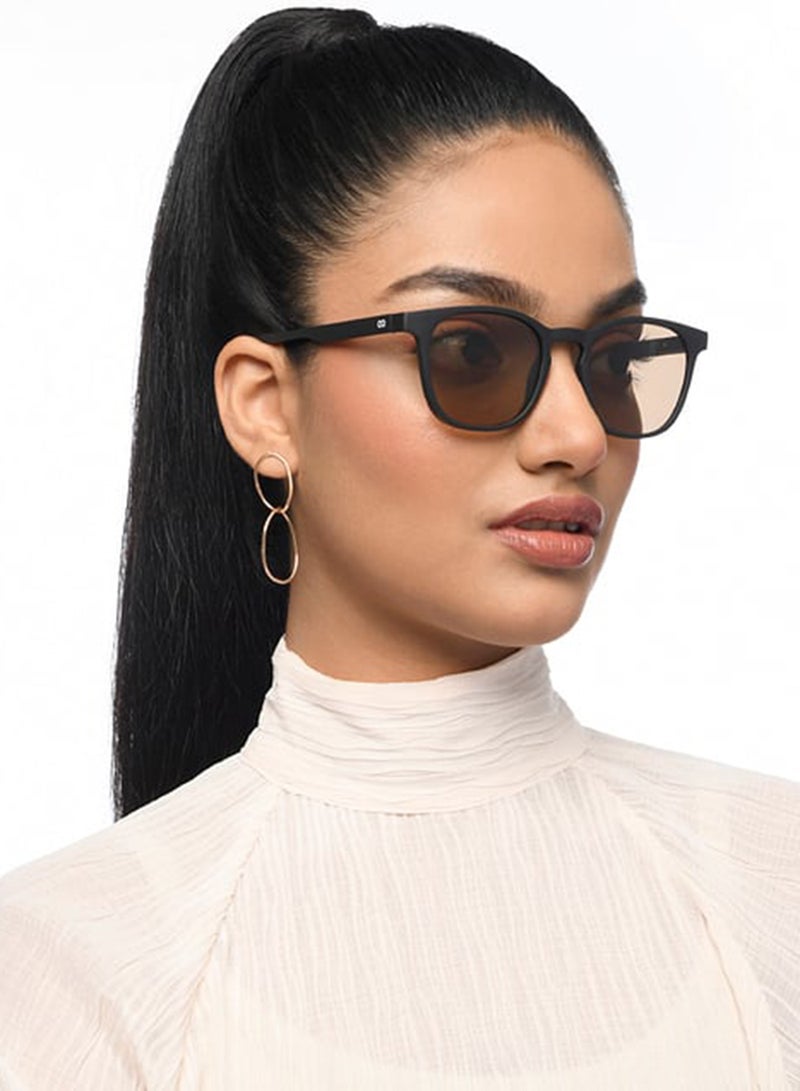 لينسكارت بلو Hustlr Unisex Polarized Wayfarer Sunglasses - VC S15999 - Lens Size: 49 Mm  - Image 4