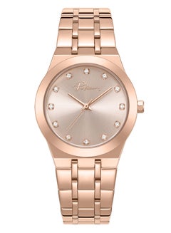 POLICE Women's Allure 32mm Rose Gold Watch with Sunray Enamel Dial, 12 Dazzling Stones & Signature at 12 o’clock  - Image 1