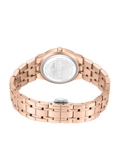 POLICE Women's Allure 32mm Rose Gold Watch with Sunray Enamel Dial, 12 Dazzling Stones & Signature at 12 o’clock  - Image 3
