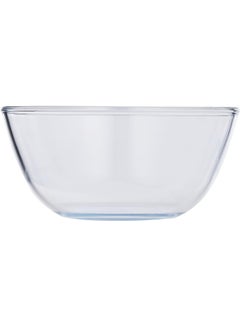 بوروسيل Borosil Glass Mixing & Serving Bowl, Oven & Microwave Safe Bowl, 3.5 L, Borosilicate Glass Clear  - Image 2